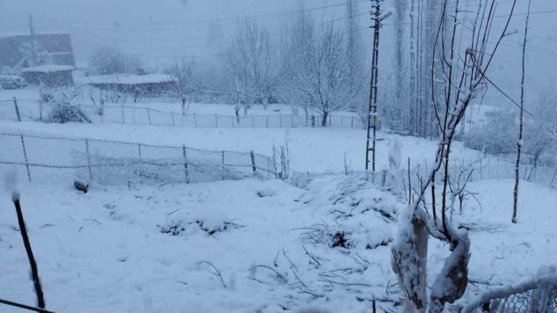 Batman’da etkili olan kar yağışı köy ve mezra yollarını ulaşıma kapattı