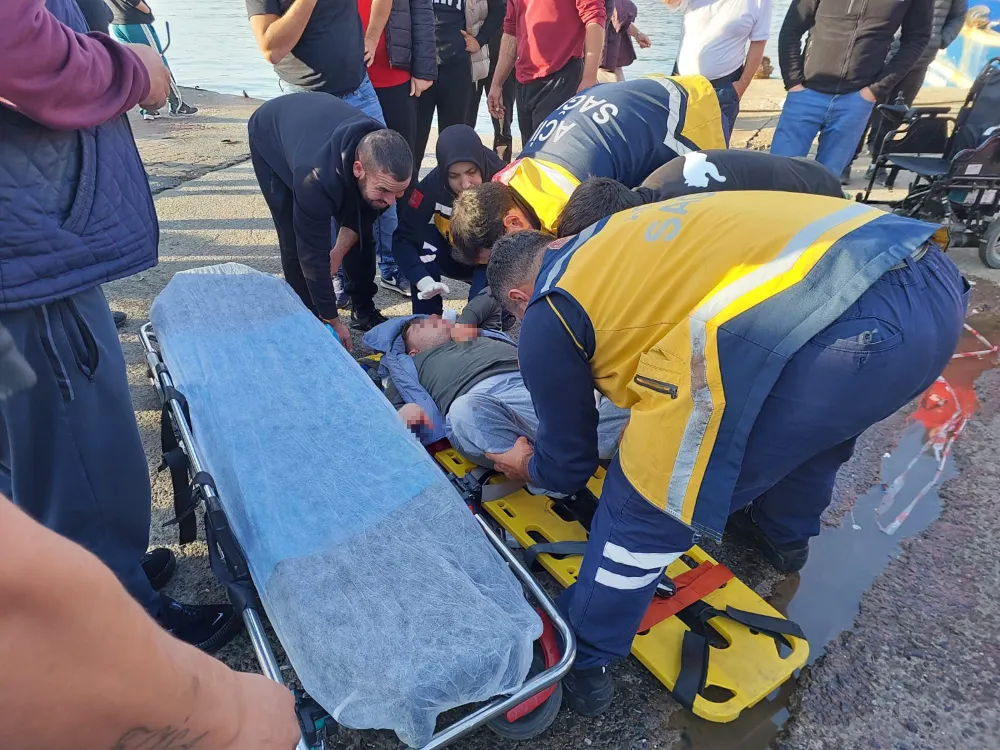 Arama çalışmalarını izlemek isterken yaralandı
