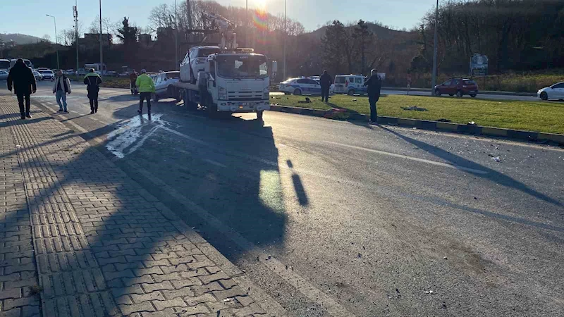 Ereğli'deki ölümlü kaza güvenlik kamerasında