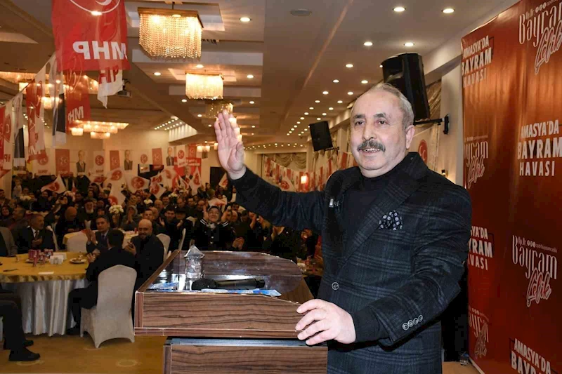 Bayram Çelik: “Amasyalının huzur ve mutluluğundan başka hedefimiz yok”
