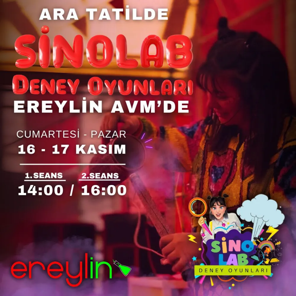 Sinolab Deney Oyunları Ereylin AVM’de