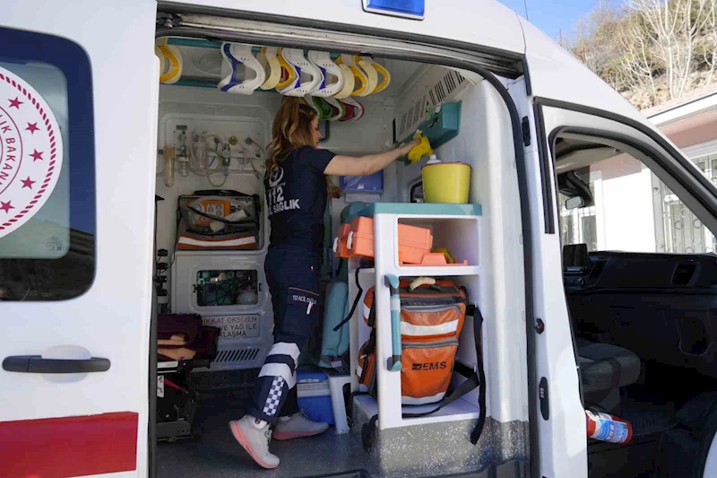 Acil Servis ekiplerinin toz çilesi
