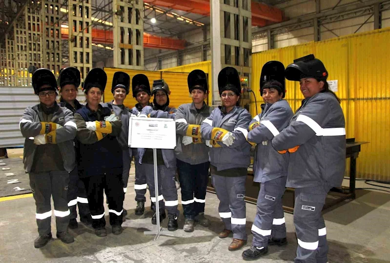 Kadınlar kaynakçılık mesleğine de el attı
