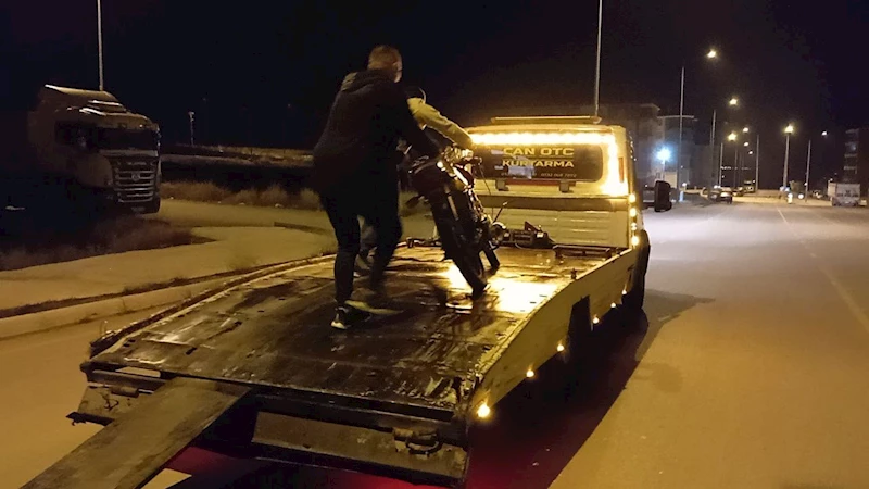 Otomobil ile motosiklet çarpıştı: 1 yaralı
