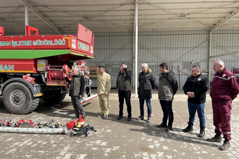 Orman yangına karşı tatbikat
