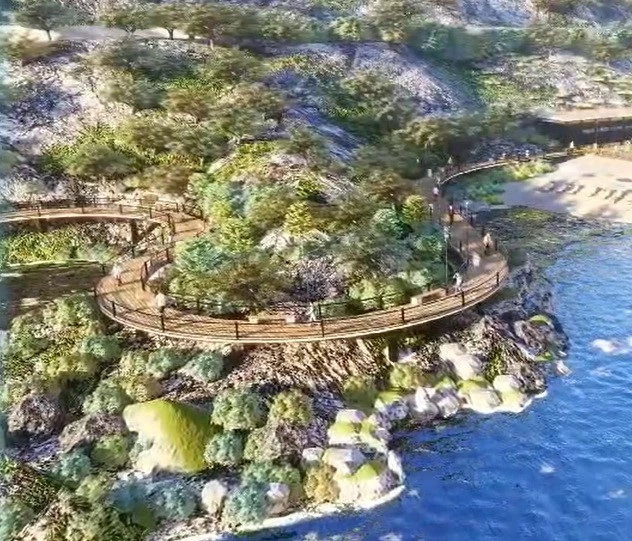 Kapuz’da üç plaj birleşecek, vatandaşlar güneşin batışını seyredecek
