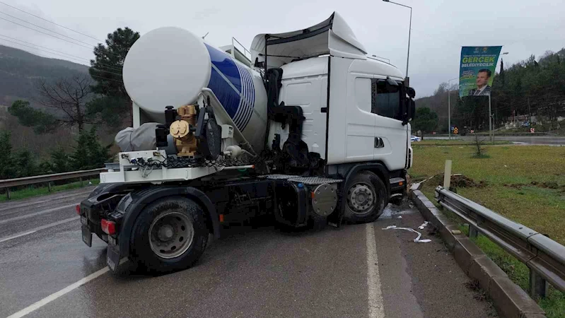 Samsun’da tanker ile otomobil çarpıştı: 1 yaralı
