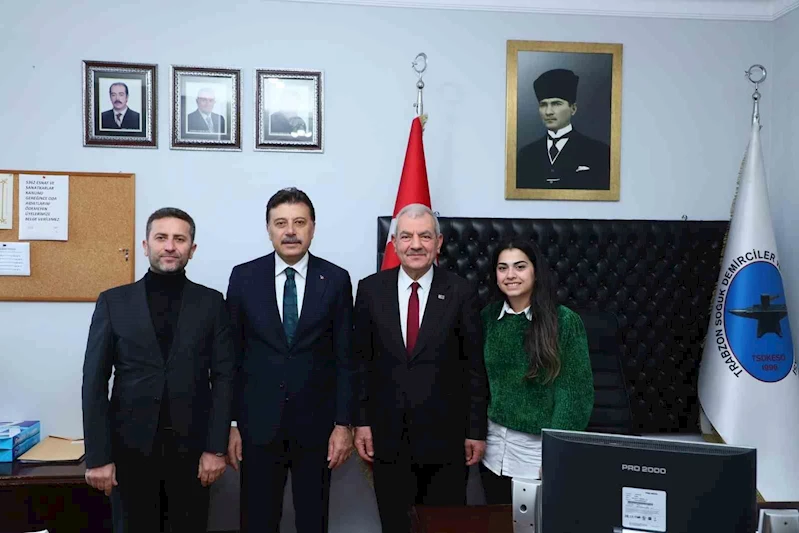 Ergin Aydın’dan esnaf ve sanatkar odalarına "Ortahisar’ı birlikte yöneteceğiz" sözü
