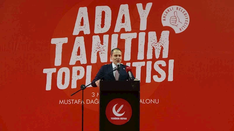 Yeniden Refah Partisi Genel Başkanı Erbakan: “31 Mart seçimleri 2028’deki iktidarın kapısını açacak”
