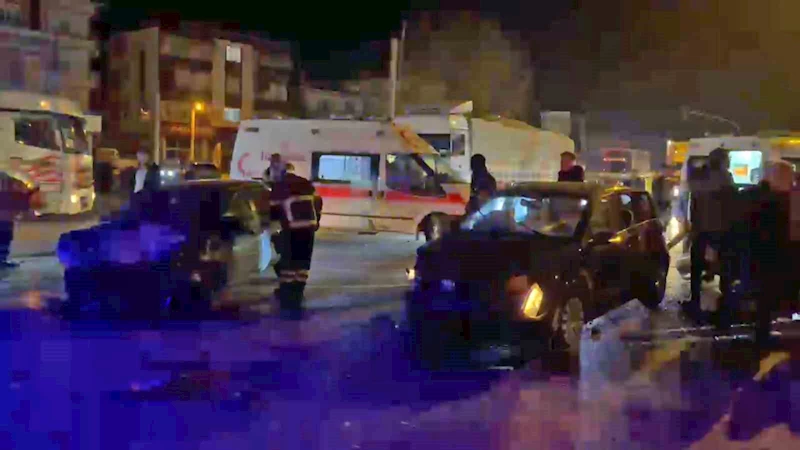 Samsun’da 3 araçlı kaza: 5 yaralı
