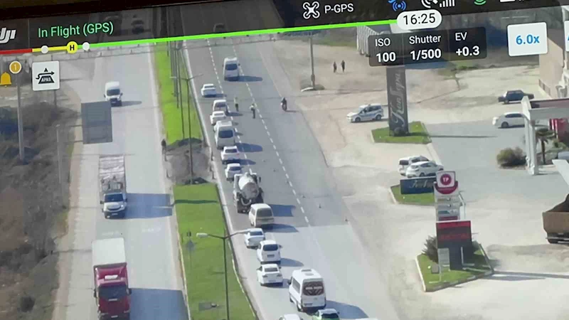 Dron destekli kırmızı ışık denetimi
