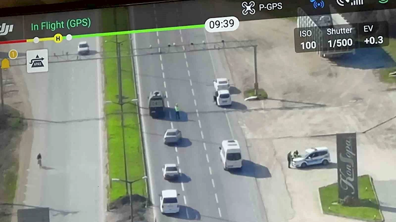 Dron destekli kırmızı ışık denetimi
