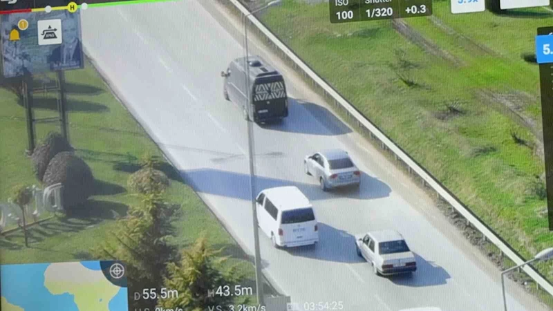 Dron destekli kırmızı ışık denetimi
