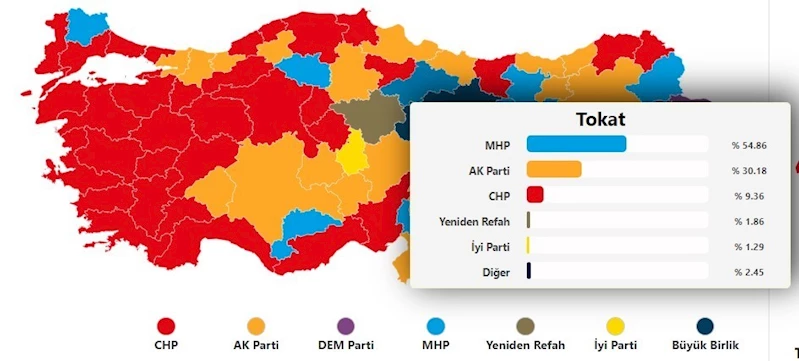 Tokat’ta MHP rüzgârı esti
