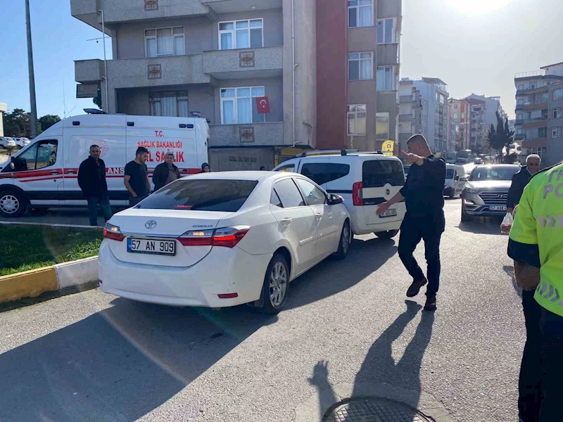 Sinop’ta trafik kazası: 1 yaralı
