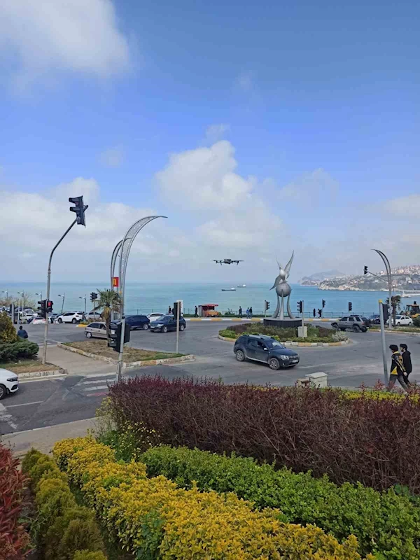 Dronlu bayram denetiminde 12 sürücüye 18 bin lira ceza
