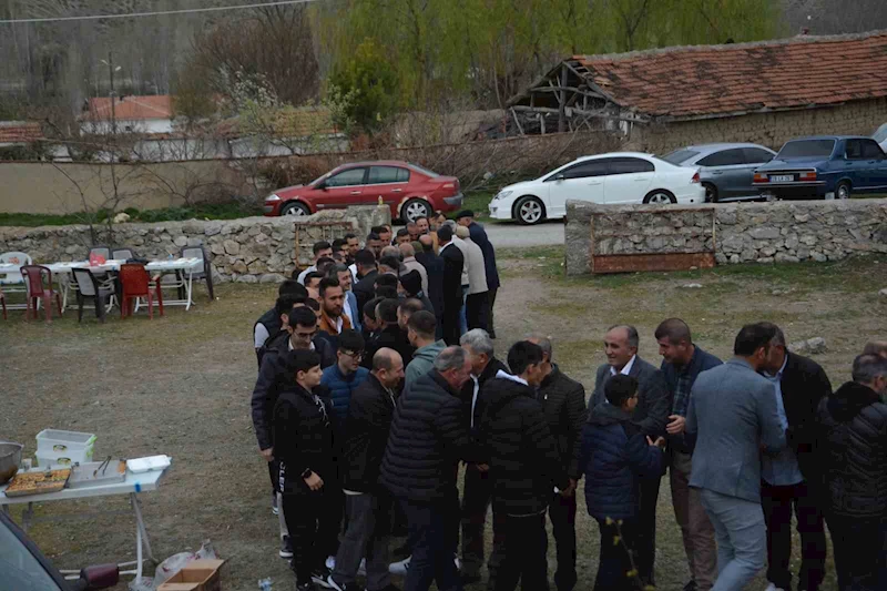 Köylüler geleneksel bayram kahvaltısında buluştu
