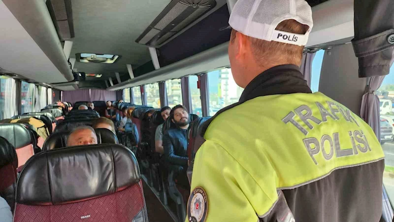 Bayram denetimlerinde sürücülere sıkı uygulama
