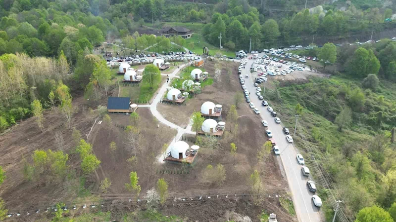 Düzce’nin gözde doğal güzelliklerinde bayram yoğunluğu
