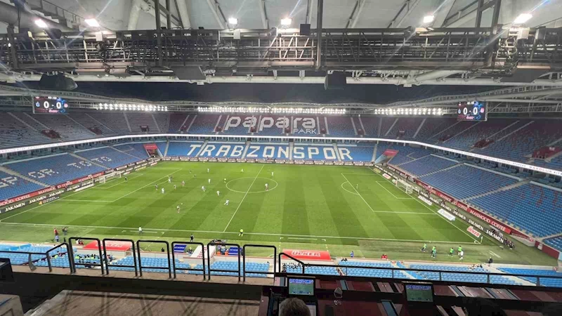 Trendyol Süper Lig: Trabzonspor: 0 - Sivasspor: 0 (İlk yarı)
