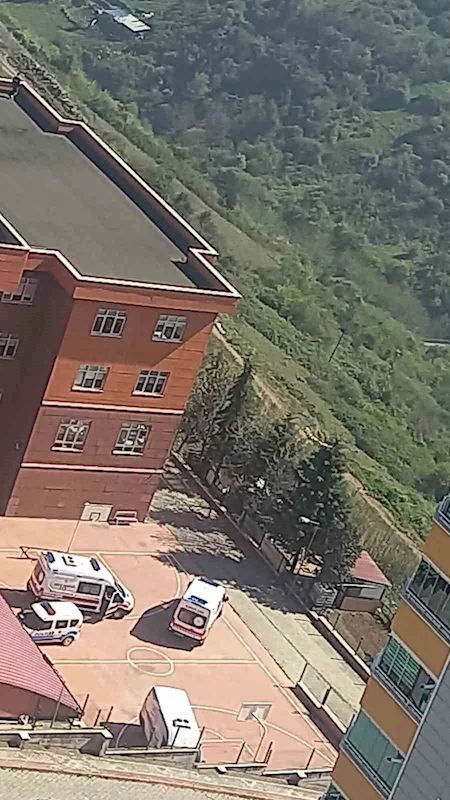 Okulda yangın paniği
