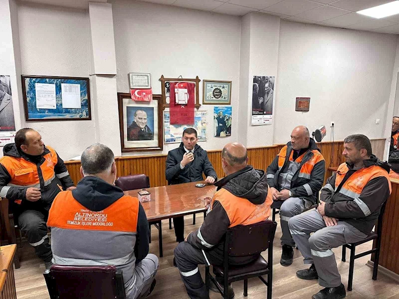 Başkan Tepe, gün doğmadan mesaiye başladı
