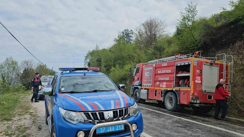 Kastamonu’da korkutan orman yangını: Büyümeden söndürüldü

