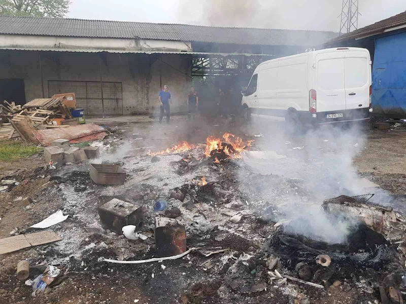 Atık malzemelerin yakılmasına izin yok
