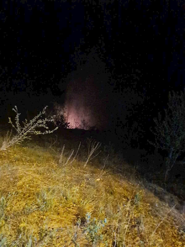 Ormanlık alanda çıkan yangın büyümeden söndürüldü
