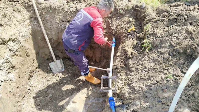 Dört kilometre yeni içme suyu hattı
