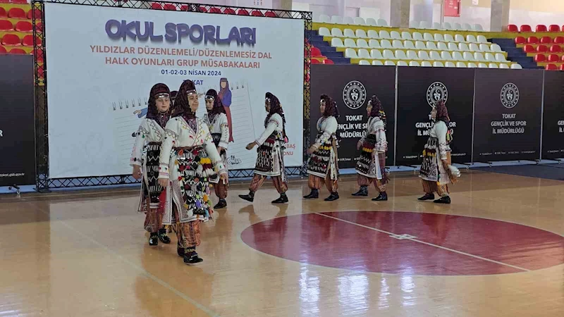 Tokat’ta halk oyunları müsabakaları şölen gibi geçti
