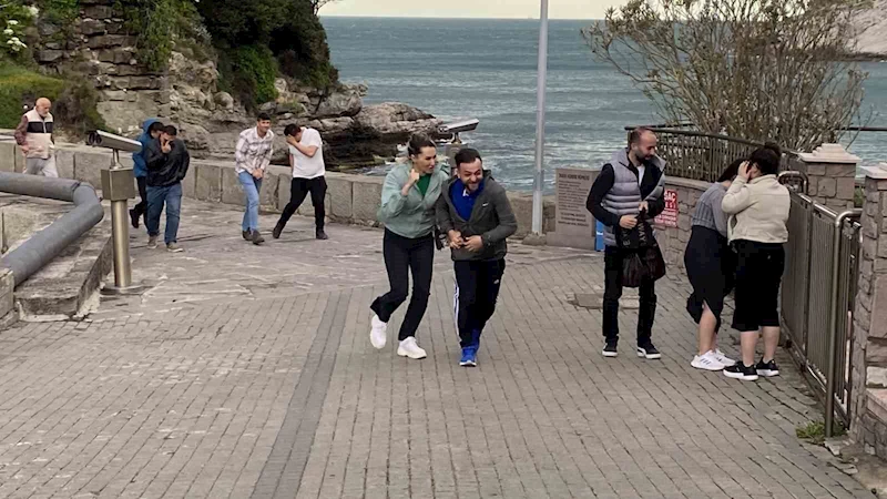Amasra’da fırtına esareti
