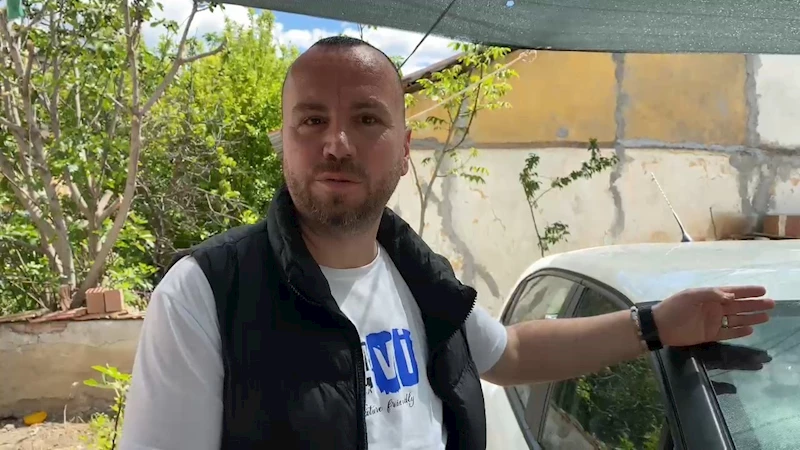 Tokat’ta aracına yorgun mermi düşen baba isyan etti:  "Ya çocuğuma isabet etseydi"
