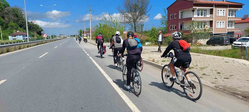 Kızılırmak Deltası’na bisiklet turu: 104 km pedal çevirdiler
