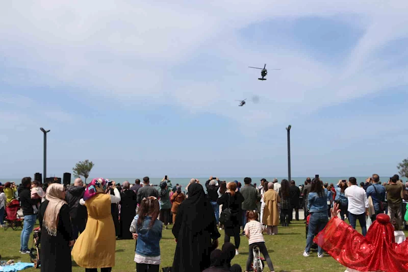 Çelik Kanatlar Rize’de çocuklar için uçtu
