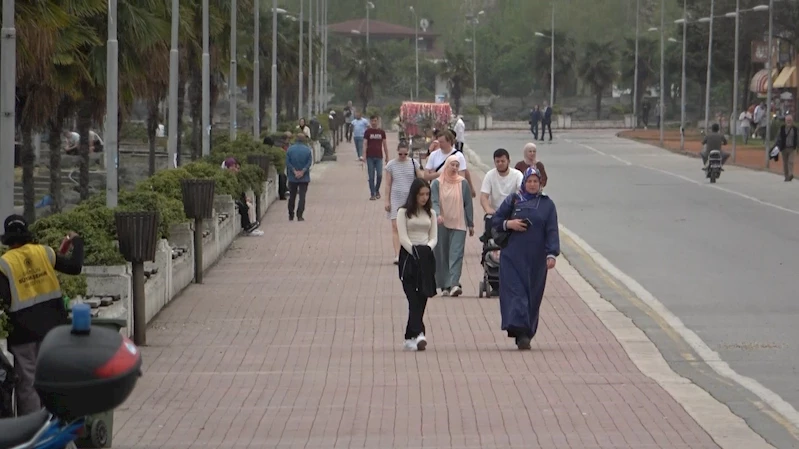 Kuzey Afrika çöl tozları Samsun’da: Nisan ayında bunaltıcı sıcaklar
