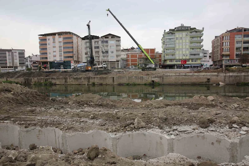 Salıpazarı Barajı inşaatı ve Terme Çayı ıslahı çalışmaları
