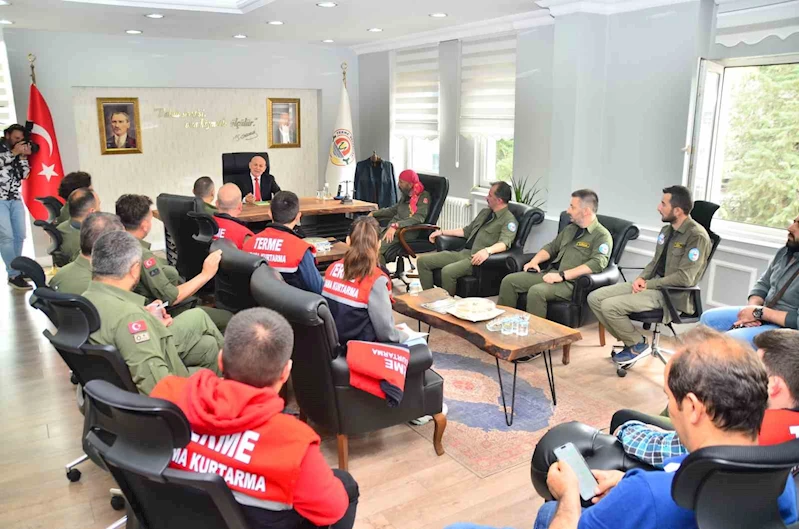 Terme’de afetlere hazırlık çalışması başladı
