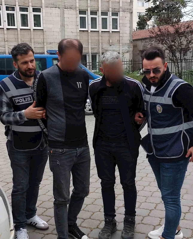 İnşaattan elektrikli vinç çalan 2 kişi yakalandı
