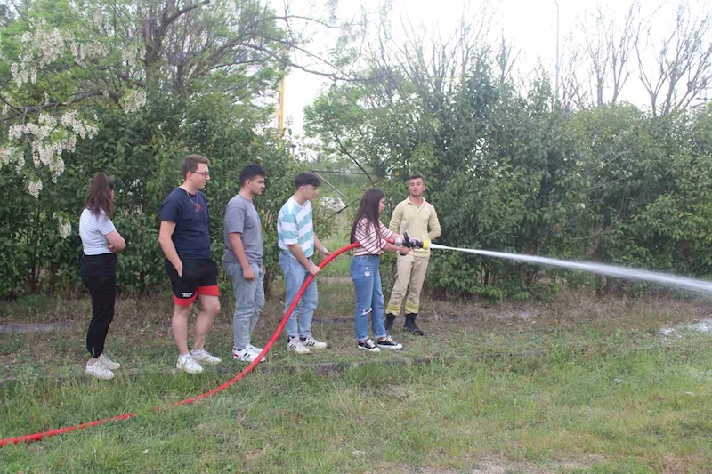 MYO öğrencilerine ‘Orman Yangın Gönüllüsü Eğitimi’
