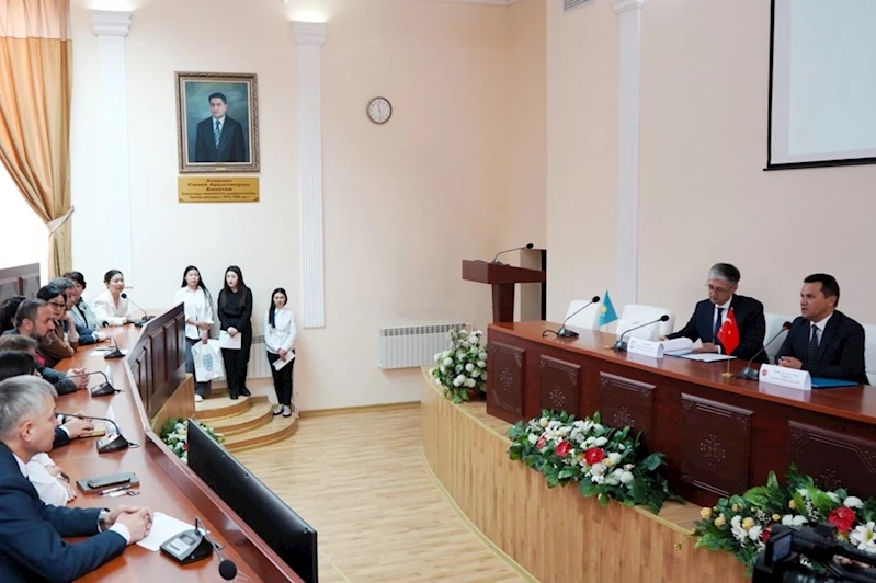 Kastamonu Üniversitesi ile Karaganda Buketov Üniversitesi arasında iş birliği protokolü imzalandı
