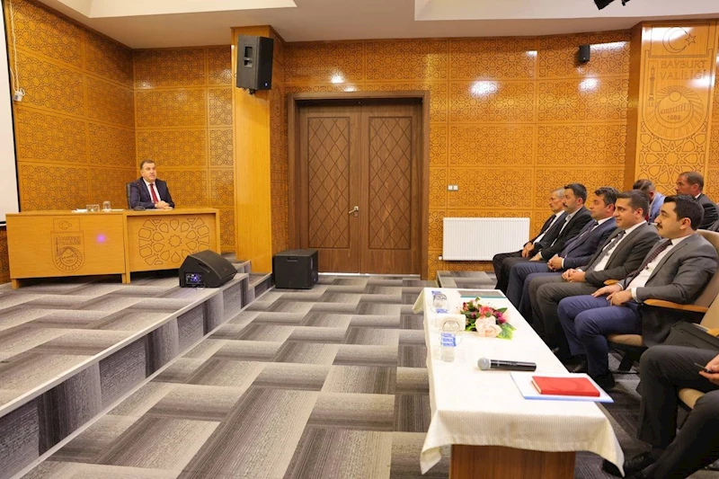 Bayburt’ta 2. İl Koordinasyon Toplantısı için toplanıldı
