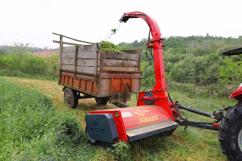 Ordu’da Büyükşehrin tarım makineleri çalışıyor
