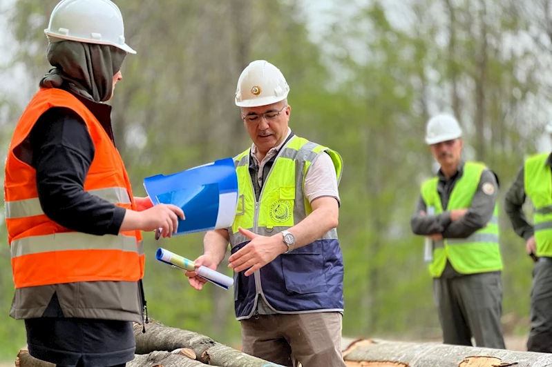 Ormanda iş güvenliği tatbikatı yapıldı
