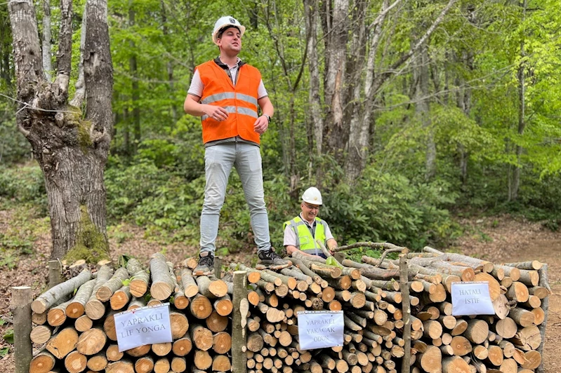 Ormanda iş güvenliği tatbikatı yapıldı
