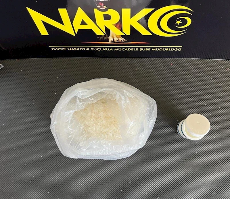 Şehir dışından Düzce’ye uyuşturucu getiren şahıs tutuklandı
