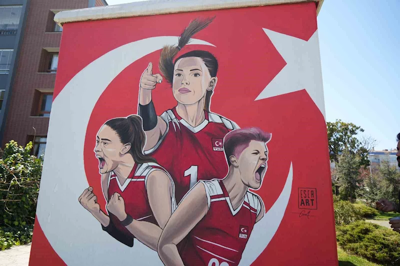 Resim öğretmeni elektrik trafolarını tuval gibi kullanıyor, çizdiği resimler hayran bırakıyor
