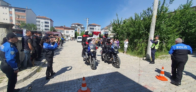 Kavak’ta çocuklara trafik eğitimi
