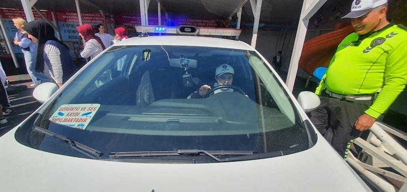 Kavak’ta çocuklara trafik eğitimi
