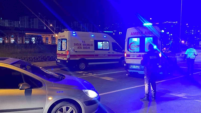 Rize’de otomobilin çarptığı yabancı uyruklu 2 kadın yaralandı
